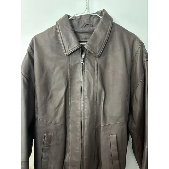 Vintage Towncraft Dark Brown Bomber Jacket - Picture 5 of 5